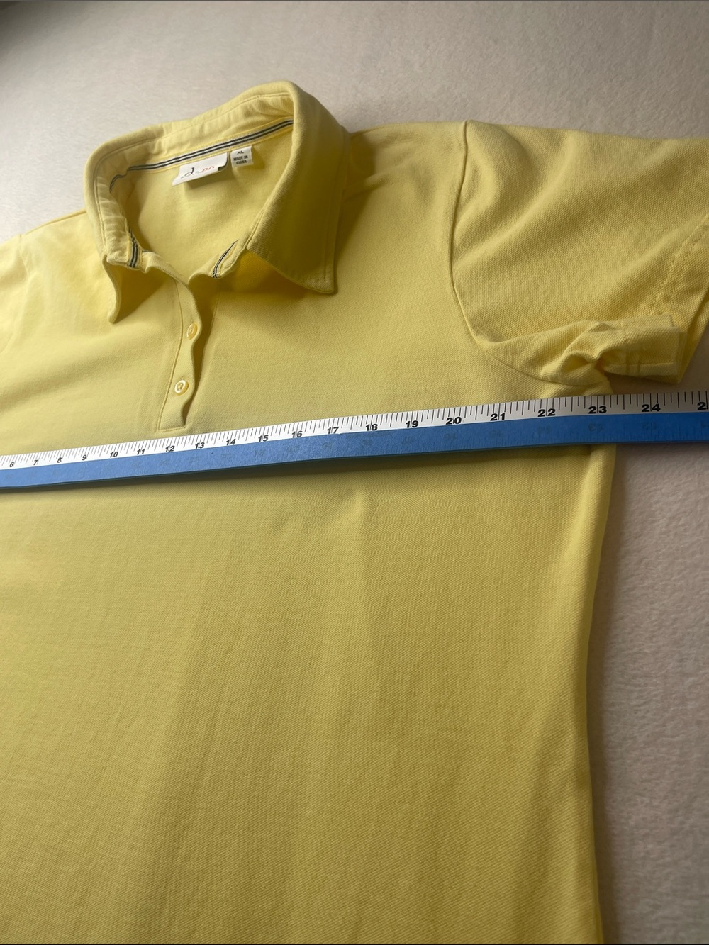 D&CO Yellow Polo Shirt Dress - Women's Casual Top SIZE XLARGE - Picture 6 of 10